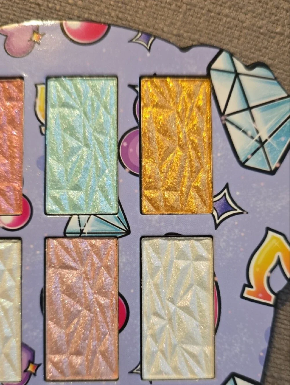 Spoiled Cosmetics shimmering palette